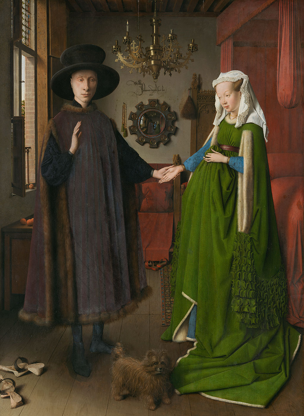 Portrait Arnolfini de Jan Van Eyck